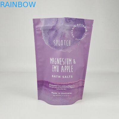 Ventes en gros de sacs en plastique recouvertables sur mesure Snack Bonbons Fruits secs Emballage alimentaire Stand Up Poche Fermeture à glissière Sac avec logo