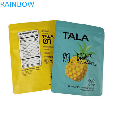 Faible MOQ Noix de cajou personnalisées Fruits secs collations Sacs d'emballage alimentaire Sac Mylar à toucher doux