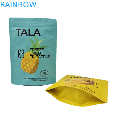 Faible MOQ Noix de cajou personnalisées Fruits secs collations Sacs d'emballage alimentaire Sac Mylar à toucher doux