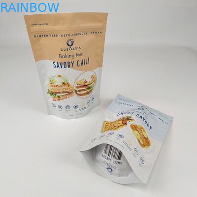 Sac de fermeture à glissière en papier d'aluminium stratifié personnalisé sac de fermeture à glissière debout sacoche mat sac d'emballage rouge avec fermeture à glissière anti-odeur pour le café