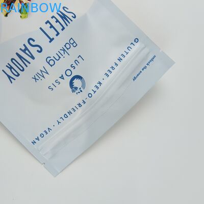 Sac de fermeture à glissière en papier d'aluminium stratifié personnalisé sac de fermeture à glissière debout sacoche mat sac d'emballage rouge avec fermeture à glissière anti-odeur pour le café