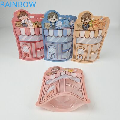 Impression par gravure Impression matte Mylar Stand Up Pouch Sac d'emballage à chaleur ré-verrouillable Raisin facile à déchirer Encoche à fermeture à glissière