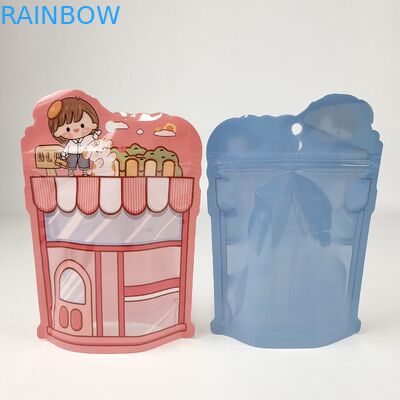 Impression par gravure Impression matte Mylar Stand Up Pouch Sac d'emballage à chaleur ré-verrouillable Raisin facile à déchirer Encoche à fermeture à glissière