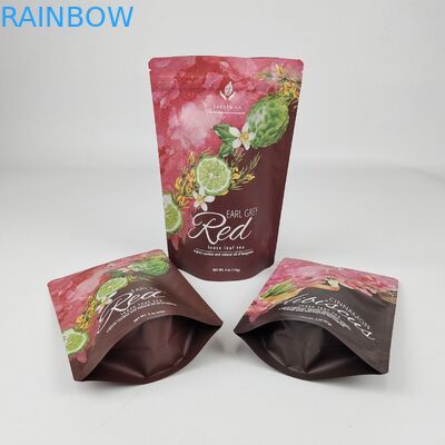 Moq personnalisé 200pcs Populaire debout Zip Lock Sacoche Pour la protéine de lactosérum poudre Pet Food Packaging Bag