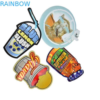 Recyclé spécialement personnalisé en forme de découpe 7 14 28g gommes poupée en aluminium à l'épreuve des enfants