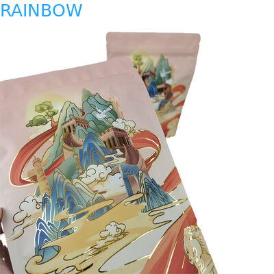 Sacs anti-odeur imprimés sur mesure, réutilisables, avec logo, imprimés numériquement, en papier d'aluminium, à contact doux, sac Mylar