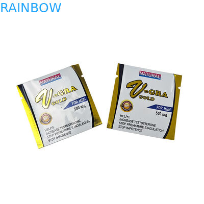Sacs d'emballage à logo personnalisé Sac à fermeture à glissière Sac d'emballage Snack Bonbons Fruits secs Trois côtés scellés Poche