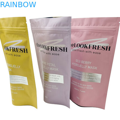 500g personnalisé sac debout fermeture à glissière sac d'emballage en plastique pour chaussettes