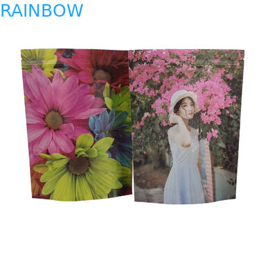 Sac d'emballage alimentaire en plastique à fermeture à glissière en aluminium