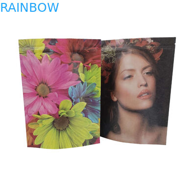 Sac d'emballage alimentaire en plastique à fermeture à glissière en aluminium