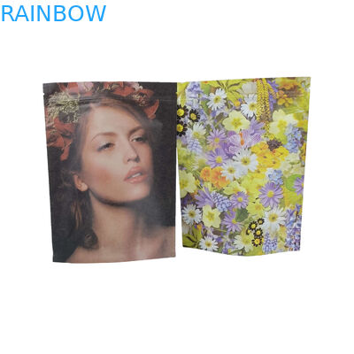 Sac d'emballage alimentaire en plastique à fermeture à glissière en aluminium