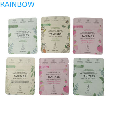 Emballages alimentaires écologiques à fermeture à glissière 100% biodégradables