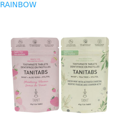 Emballages alimentaires écologiques à fermeture à glissière 100% biodégradables