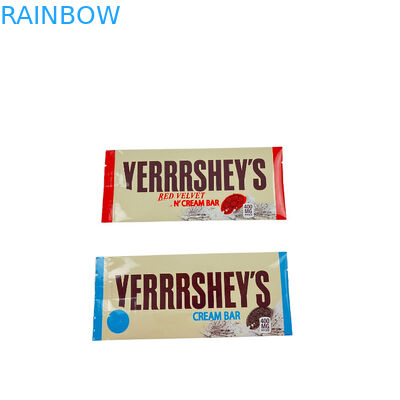 Imprimé sur mesure de qualité alimentaire à l' arrière du côté scellé Sachet Snack Energy Bar Enveloppe Emballage Sac de chocolat à base de champignons