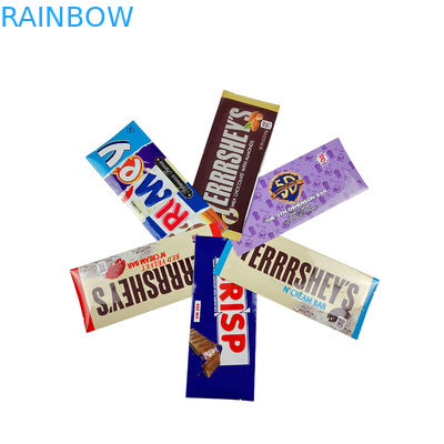 Imprimé sur mesure de qualité alimentaire à l' arrière du côté scellé Sachet Snack Energy Bar Enveloppe Emballage Sac de chocolat à base de champignons