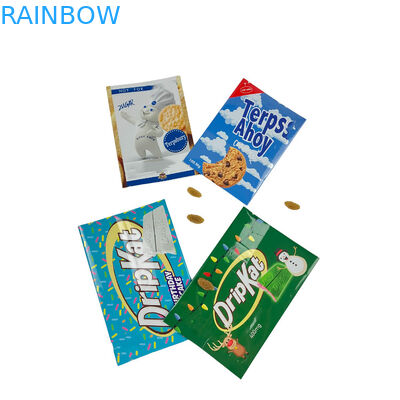 Sacs à ongles à l'arrière de l'alimentation Snack Candy Packaging Chocolat Candy Bar Wrapper personnalisé Sacs à ongles à l'arrière du milieu
