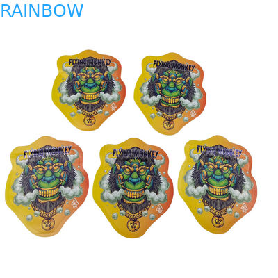 Sacs de bonbons à l'odeur et à l'épreuve des odeurs en plastique en forme de fermeture à glissière personnalisée 3.5g 7g Sacs Mylar à la forme personnalisée