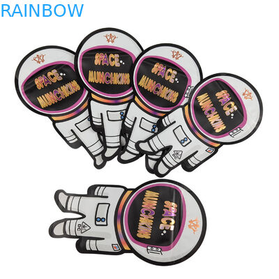 Imprimé sur mesure 3.5g 7g 14g Stand up pouch gommée emballage comestible en papier d'aluminium Mylar résistant aux enfants sac fermé à glissière