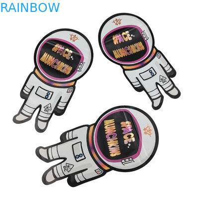 Imprimé sur mesure 3.5g 7g 14g Stand up pouch gommée emballage comestible en papier d'aluminium Mylar résistant aux enfants sac fermé à glissière