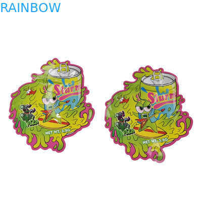 Impression sur mesure Emballage conception sacs anti-odeur stockage des aliments re-verrouillable 3,5g sacs à collations emballage en plastique sacs Mylar