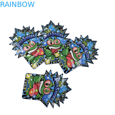 Impression sur mesure Emballage conception sacs anti-odeur stockage des aliments re-verrouillable 3,5g sacs à collations emballage en plastique sacs Mylar