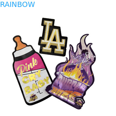 Impression sur mesure Emballage conception sacs anti-odeur stockage des aliments re-verrouillable 3,5g sacs à collations emballage en plastique sacs Mylar