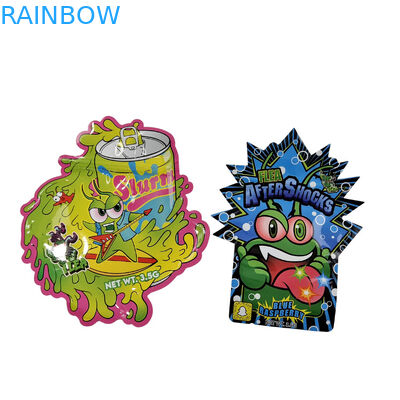 Impression sur mesure Emballage conception sacs anti-odeur stockage des aliments re-verrouillable 3,5g sacs à collations emballage en plastique sacs Mylar