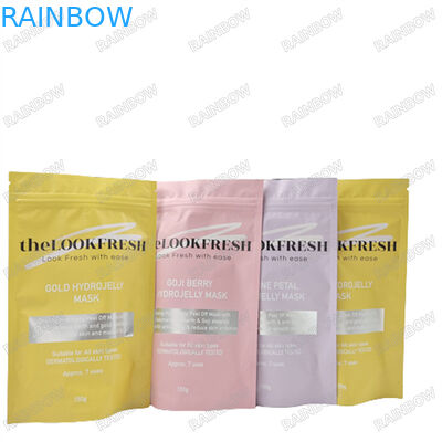 Logo Impression personnalisée Sacs réutilisables pour le démaquillage du corps échantillon étanche à l'eau Sacoche debout avec fermeture à glissière