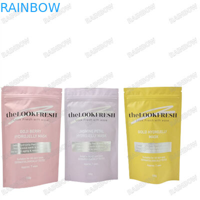 Logo Impression personnalisée Sacs réutilisables pour le démaquillage du corps échantillon étanche à l'eau Sacoche debout avec fermeture à glissière