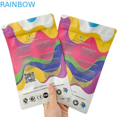 Impression sur mesure Impression numérique bas MOQ Couleur noire Sacs d'emballage en aluminium