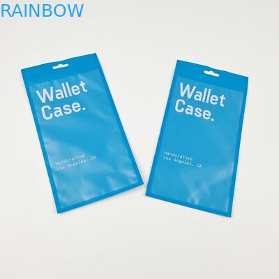 Boîtier de portefeuille plat boîtier de téléphone sacs d'emballage en plastique