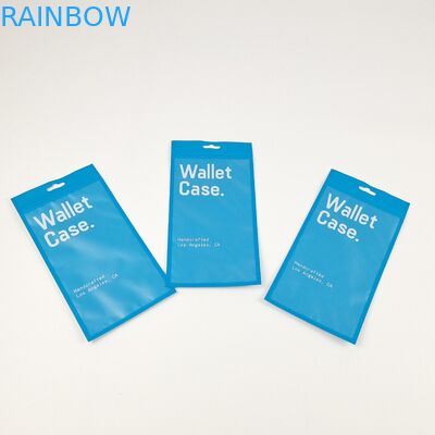 Boîtier de portefeuille plat boîtier de téléphone sacs d'emballage en plastique