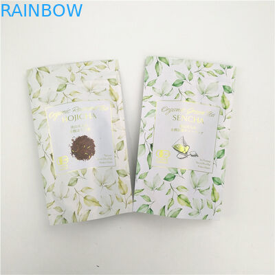 Sacs de thé finis brillants ou mats Emballage pour carton à l'exportation avec effet de couleur