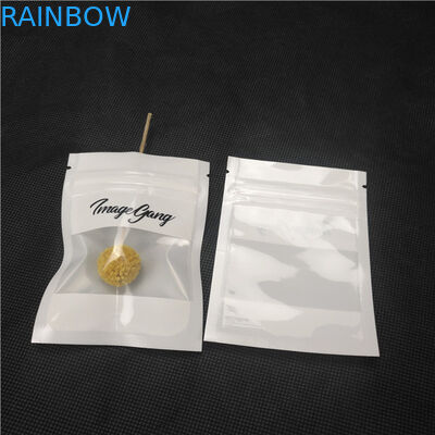 Sacs d'emballage de bijoux en plastique personnalisés avec fenêtre transparente
