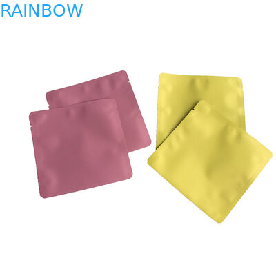 Plastique trois côtés étiquette sacs sacs plats feuille de masquage sacs pour l' huile