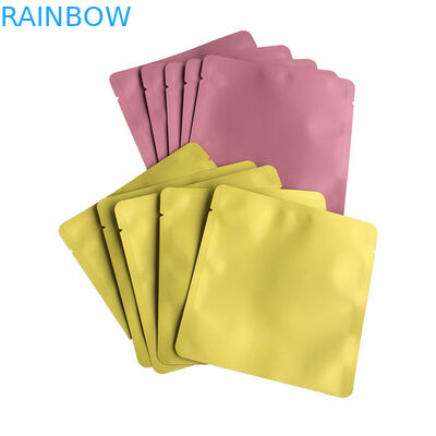 Plastique trois côtés étiquette sacs sacs plats feuille de masquage sacs pour l' huile