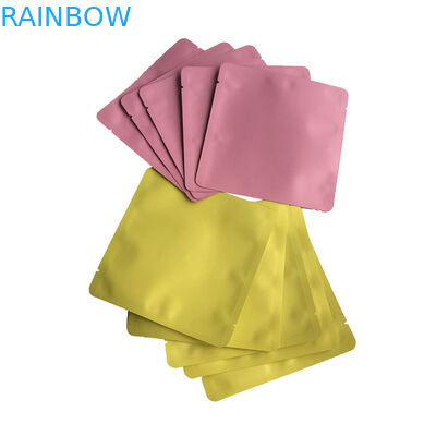 Plastique trois côtés étiquette sacs sacs plats feuille de masquage sacs pour l' huile