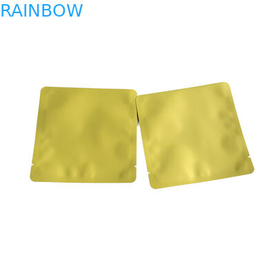 Logo personnalisé de qualité alimentaire claire Fermeture à glissière frontale 3 côtés Sac de joint pour masque facial