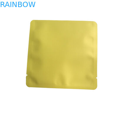 Logo personnalisé de qualité alimentaire claire Fermeture à glissière frontale 3 côtés Sac de joint pour masque facial