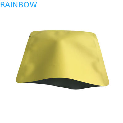 Logo personnalisé de qualité alimentaire claire Fermeture à glissière frontale 3 côtés Sac de joint pour masque facial