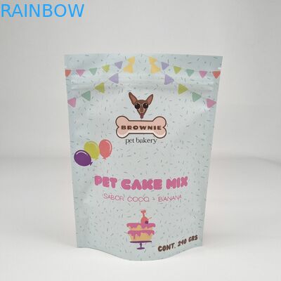 Logo imprimé sur mesure en feuille d'aluminium de qualité alimentaire, ré-fermé, résistant à l'odeur, résistant à l'humidité, sac debout 250g, sacs Mylar