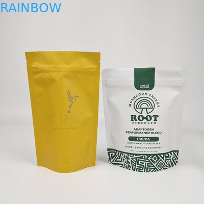 Fabrique directement imprimé Mylar étanche à l'humidité Fermeture à glissière sac de collations sac d'emballage Stand Up pouch pour l'emballage de collations alimentaires