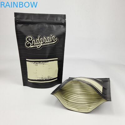 Fabrique directement imprimé Mylar étanche à l'humidité Fermeture à glissière sac de collations sac d'emballage Stand Up pouch pour l'emballage de collations alimentaires