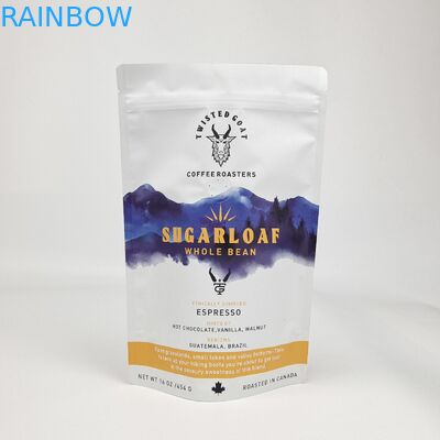 Impression numérique colorée Foil d'aluminium recouvreable debout anti-odeur Fermeture à glissière personnalisée Mylar Packaging Pouch Bag For Food