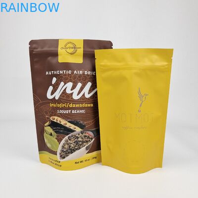 Impression numérique colorée Foil d'aluminium recouvreable debout anti-odeur Fermeture à glissière personnalisée Mylar Packaging Pouch Bag For Food