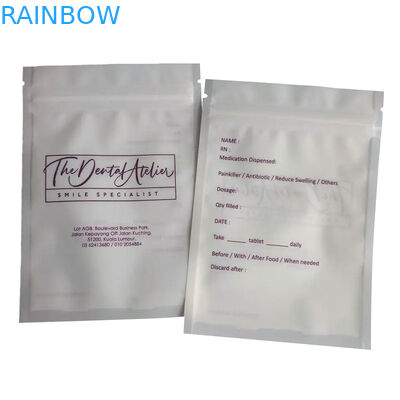 Emballage de sacs en plastique d'épaisseur personnalisée avec joint thermique pour poignée de scellement