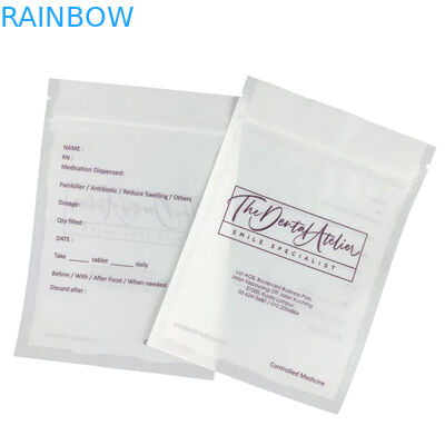 Emballage de sacs en plastique d'épaisseur personnalisée avec joint thermique pour poignée de scellement