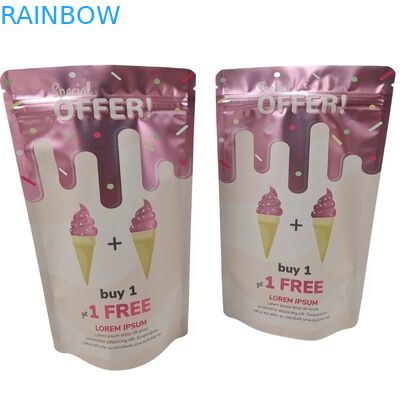 Fermeture à fermeture à glissière sac d'emballage alimentaire pour avec commande personnalisée acceptée