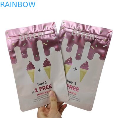 Fermeture à fermeture à glissière sac d'emballage alimentaire pour avec commande personnalisée acceptée