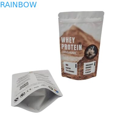 Commande personnalisée Accepté Sac à collations Emballage avec 120 Tickness et Fermeture à fermeture éclair